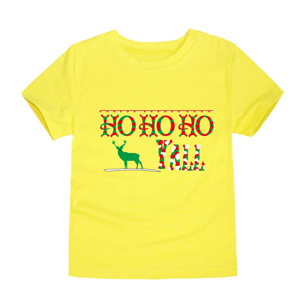 Классические брендовые Рождественские футболки для мальчиков, детский Рождественский олень, футболка с мультяшным принтом, Забавные футболки для мальчиков - Цвет: TTD3
