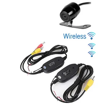 

Wireless Rear View Camera RCA Video Kit for Car Rearview Monitor FM Car Rear View Camera with mirror Monitor Assistance