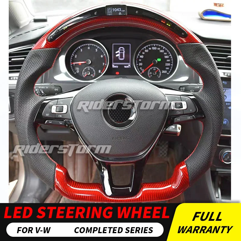 Для MK7 Go lf 7 GTS/SCIROCCOR R углеродное волокно гоночный руль запасные части Аксессуары