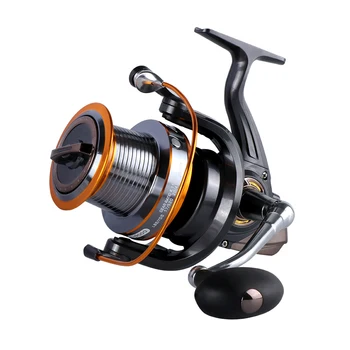 

Goture Spinning Reel 12+1BB Max Drag 15KG Saltwater Long Distance Trolling Wheel LJ9000 Spinning Fishing Reel for Carp Fishing