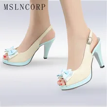 size 34-45 Fashion Women Sandals sexy peep toe bow slingbacks woman summer shoes ladies high heels Bowknot Pumps Dress Wedding цена size 34-45 Fashion Women Sandals sexy peep toe bow slingbacks woman summer shoes ladies high heels Bowknot Pumps Dress Wedding цены онлайн