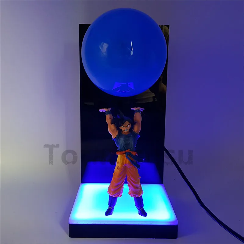 Dragon Ball Z Son Goku Spirit Bomb Супер Saiyan фигурка аниме Dragon Ball Z светодиодная Флешка-лампа игрушка DBZ Son Goku