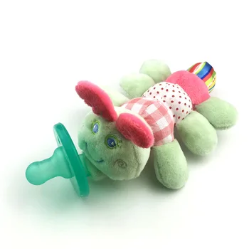

Baby Plush Toy Pacifier Newborn Infant Cartoon Dummy Nipple Soother Silicone Pacifier M09