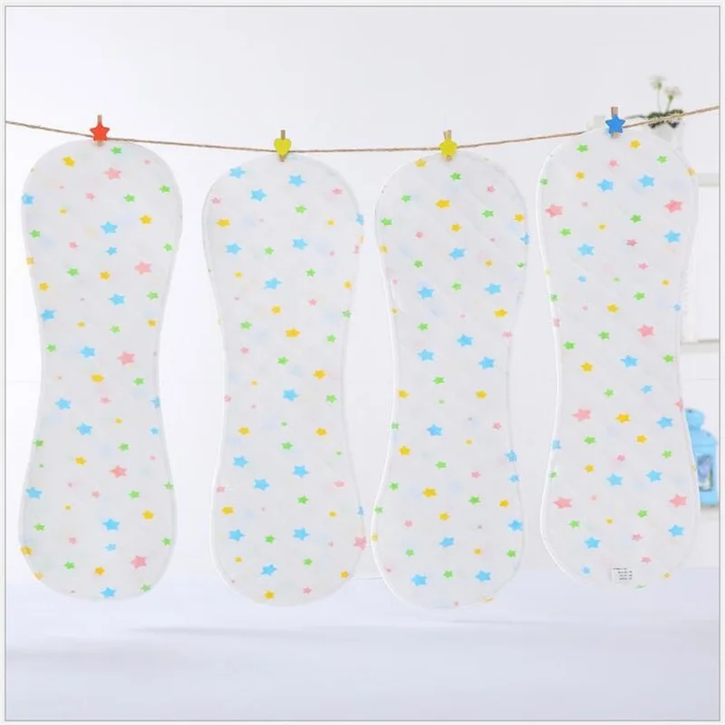 5 шт. golded curve eco детские памперсы из хлопка подгузники-подкладки Многоразовые моющиеся детские тканевые подгузники для новорожденных подгузники вставки