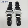 Belt Clip Suspender clip Plastic Metal Black Corset Leg Garter Hooks Ends Hosiery Stocking Grips  6 pcs/lot 25mm  Luo Qiu ► Photo 1/6