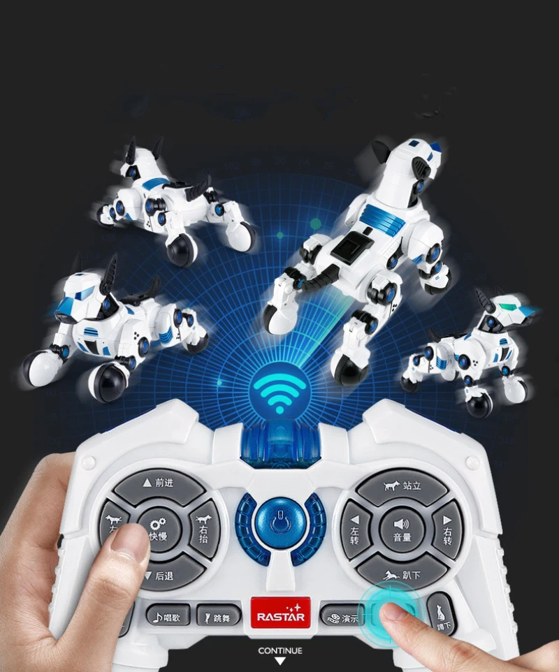 child early learning toy Smart remote control robot Intelligent child Imaginative creation rc robot dog pet child best gift toy