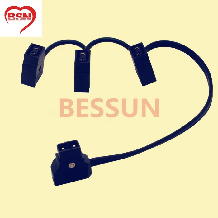 

D-Tap Male to 3 Female extension cable for BMCC Anton V mount L=0.5m