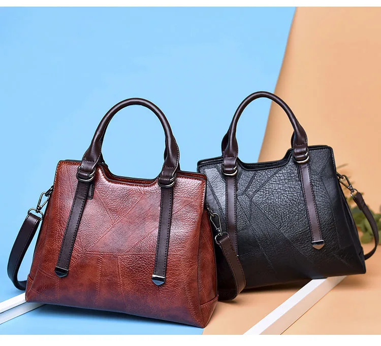 Повседневная кожаная роскошная сумка, женские сумки, дизайнерские ручные сумки, женская сумка через плечо, сумка-мессенджер