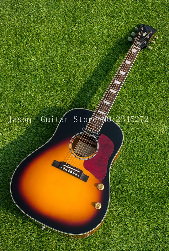 

China factory latest custom handmade J160 vs spruce top, mahogany sides and back, 41 inch free shipping+OEM