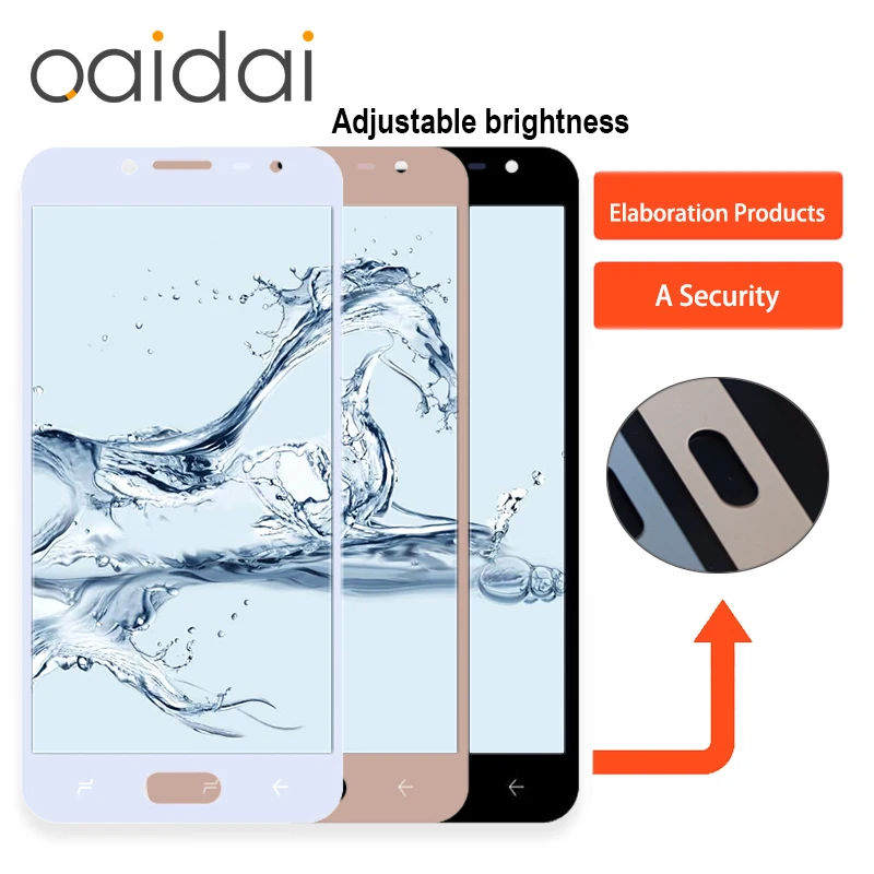 

Adjustable Brightness LCD Display For Samsung Galaxy J2 pro 2018 J250 J250F J250H Touch Screen Digitizer Assembly Replacement