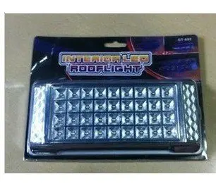 White 36 LED Car Vehicle Dome Roof Ceiling Interior Light Lamp DC 12V Silver New | Освещение