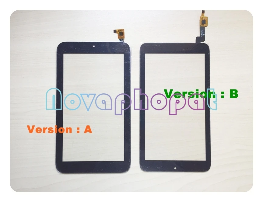 Novaphopat Черный сенсорный экран дигитайзер для Alcatel One Touch 'pop OT1216 1216 Pixi 7 Сенсорная