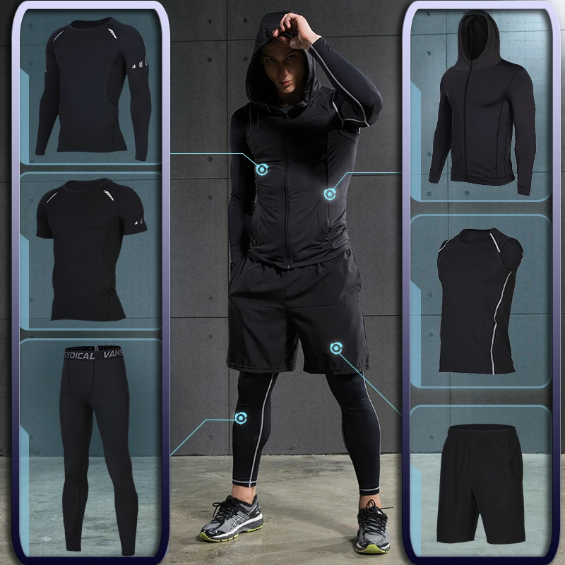 Men's Gym training Fitness sportswear Athletic physical