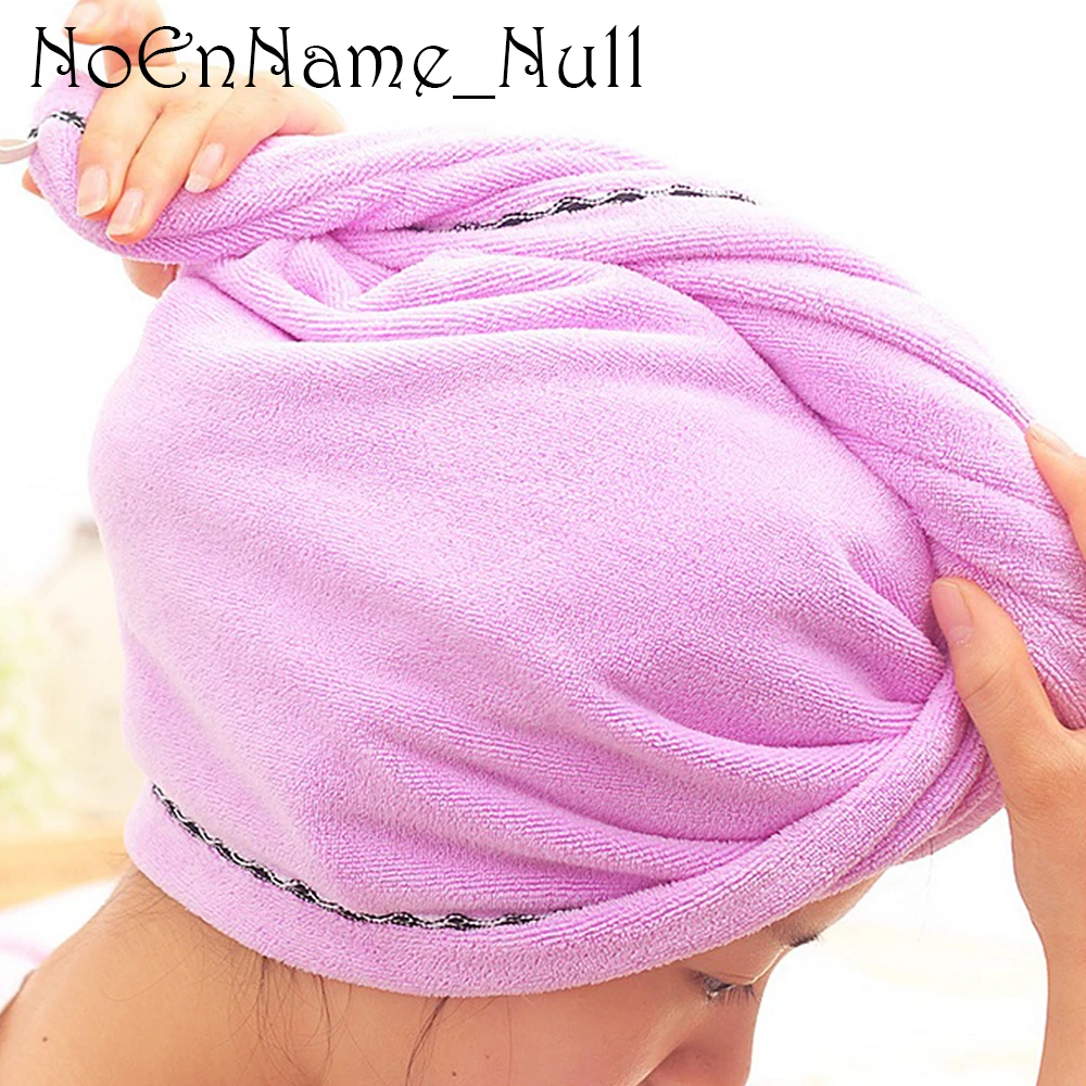

Magic quikly dry bath hair drying towel head wrap hat make up cosmetics cap bathing tools A2