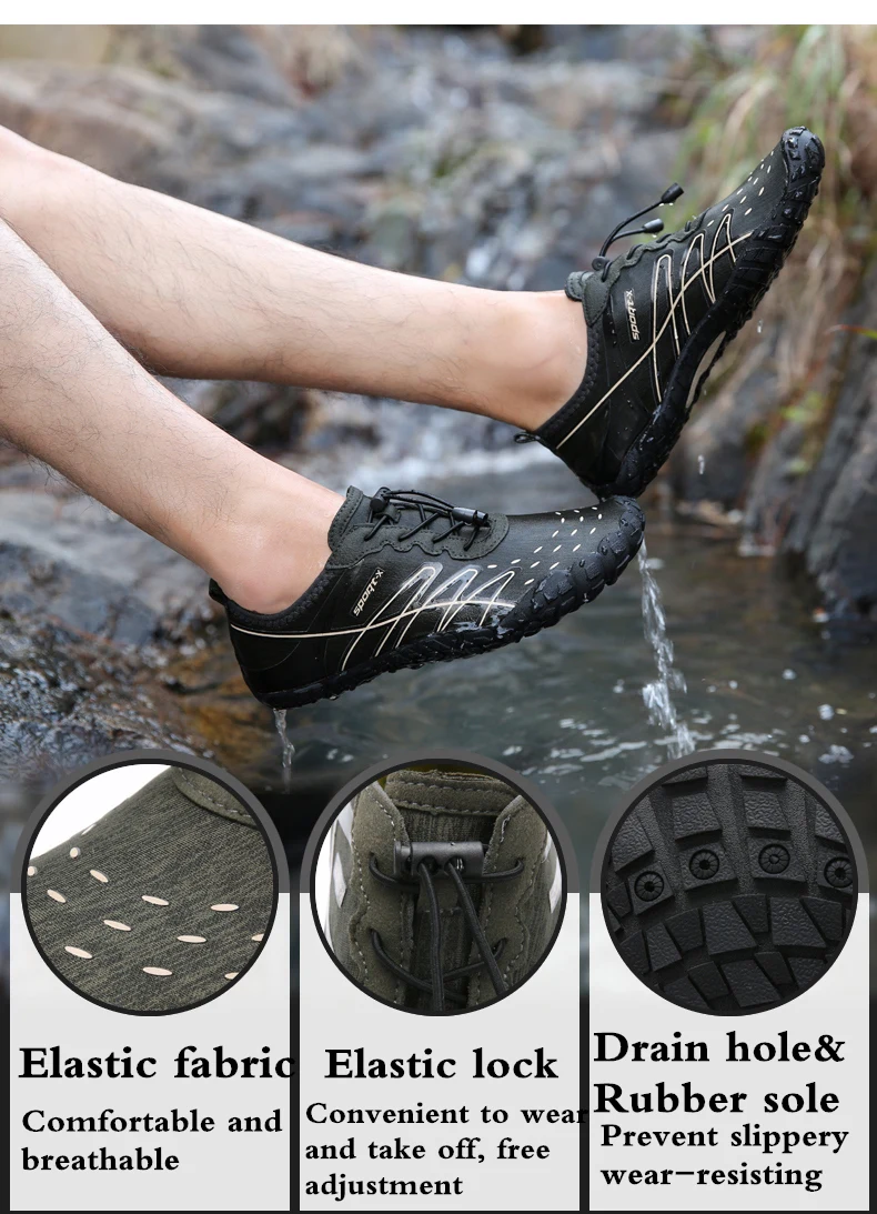 STS BRAND New Men Swimming Shoes Climbing shoe Water Shoes Outdoor Soft Fitness Sneakers Bicycle Seaside Beach Surfing Slippers (4)