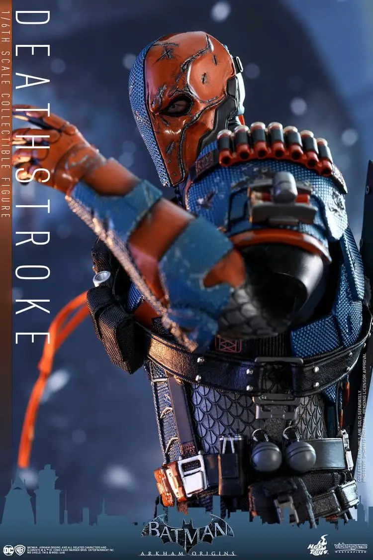 Полный набор 1/6 масштаб Бэтмен: Arkham Origins Deathstroke VGM30 фигурка игрушка Коллекционная фигурка кукла игрушки подарок с коробкой