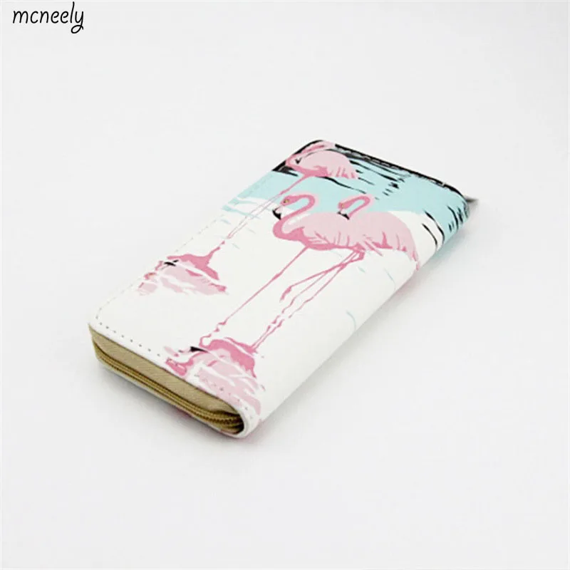 

Worldwide Popular in Europe Flamingo Pattern Lovely Long Wallet Purse Women Female Clutch Purse Wallet For Women Purse Card Bag