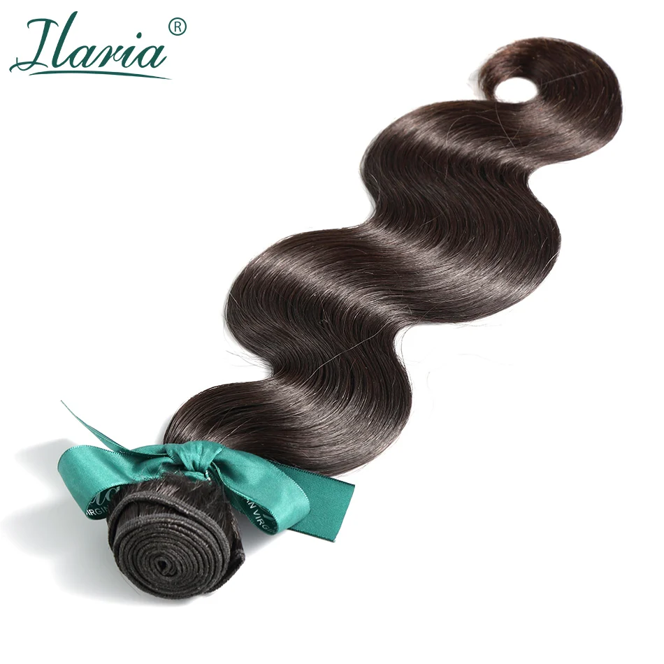 ILARIA волосы бразильские волнистые человеческие волосы Remy пучки 1 шт. 100% виргинские волосы плетение наращивание натуральный цвет Высший сорт