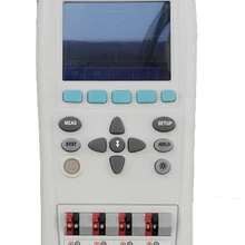 Портативный Многоканальный измеритель температуры 4 канала J/K/T/E/S/N/B USB Li-термометр на батарейках измерительный прибор для термопары TFT lcd AT4204