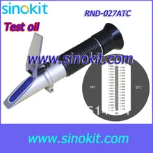 С CE сертификация промышленности тестер масла Черная рукоятка ручной рефрактометр RND-027ATC