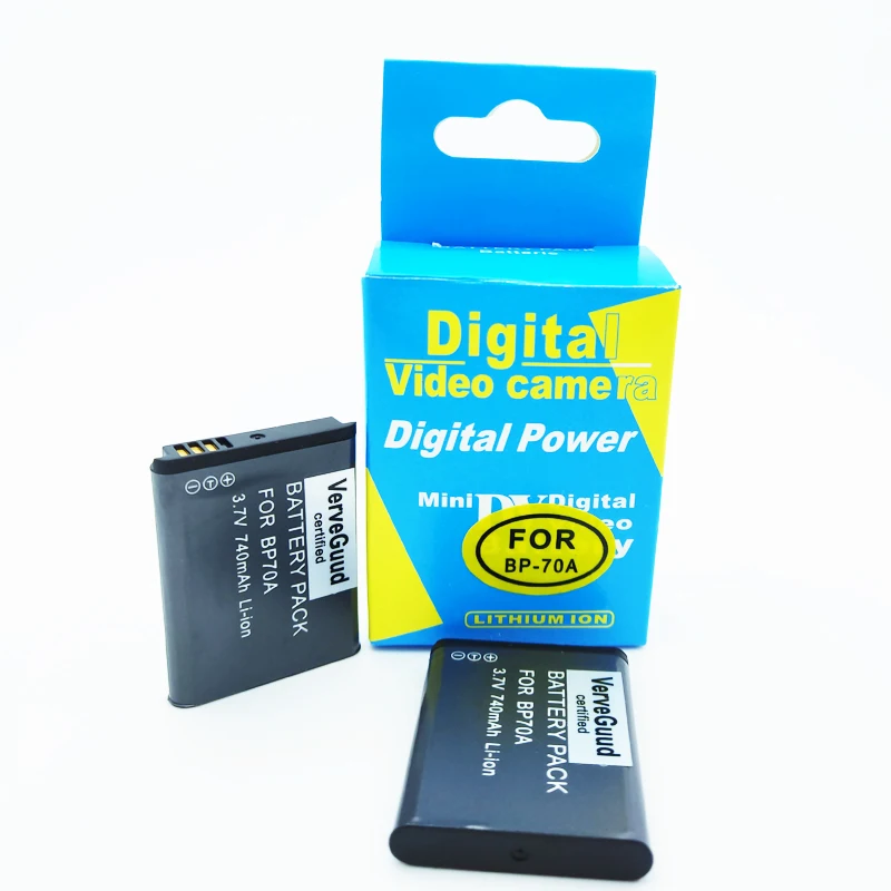 VerveGuud(RUEITOP) BP 70A EA BP70A аккумулятор для SAMSUNG AQ100 DV150F ES65 ES67 ES70 ES71 ES73 ES74 ES75 ES80 MV800