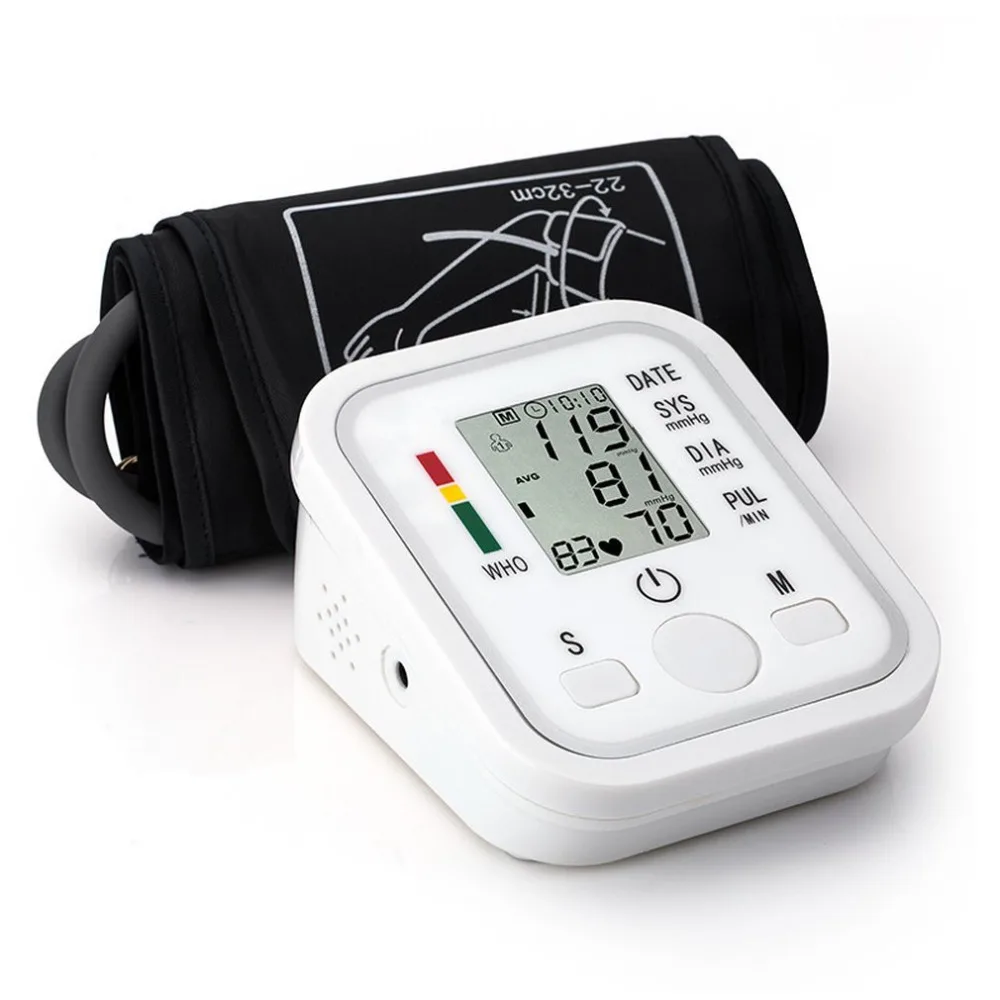 ЖК-цифровой Интеллектуальный автоматический электронный монитор артериального давления, инструмент для измерения пульса, артериальное давление