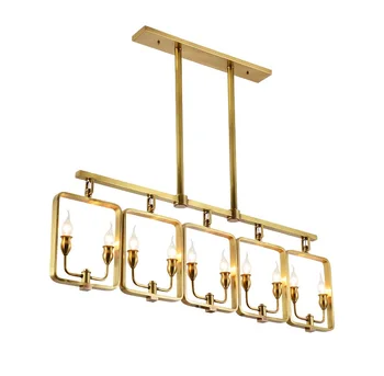 

Brass Pendant / 10 Lights / 125cm Length / 100cm Height(60 cm hanging)