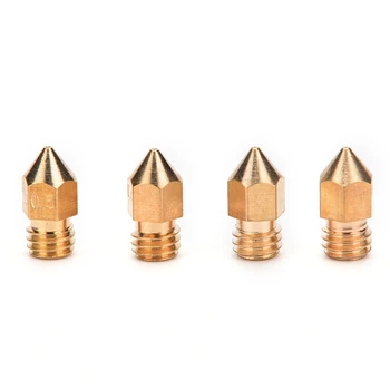 

3D printer nozzle 0.2/0.3/0.4/0.5mm J-head extrusion nozzle For 1.75mm Filament MK8 nozzle