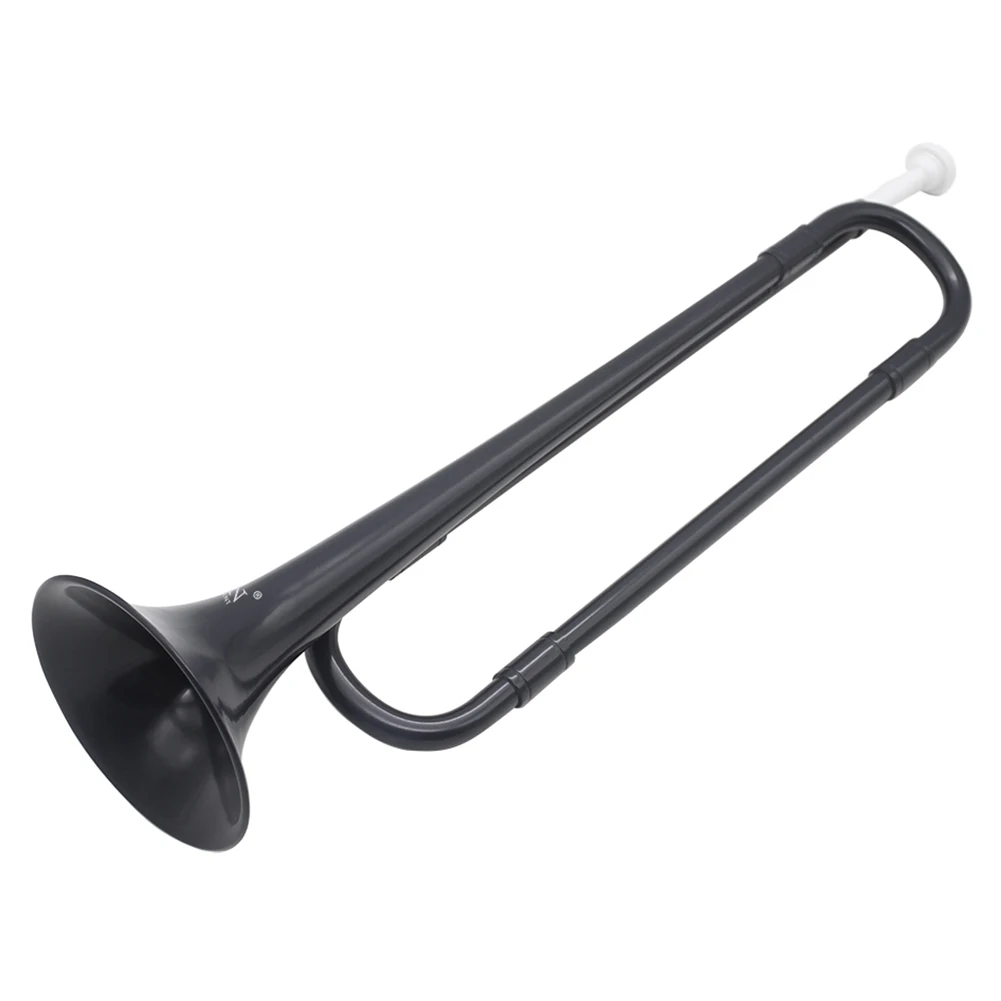 

XFDZ B Flat Bugle Cavalry Trumpet Environmentally Friendly Plastic with Mouthpiece for Band School Student