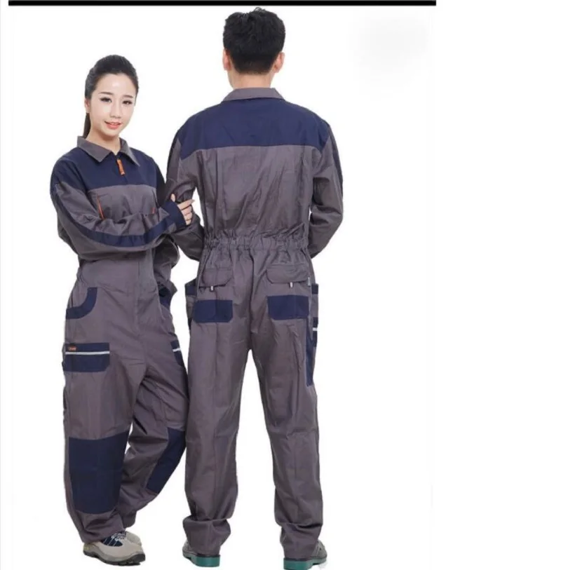 Mens Work Clothing Long Sleeve Coveralls High Quality Overalls Worker Repairman Machine Auto Repair Electric Welding Plus Size