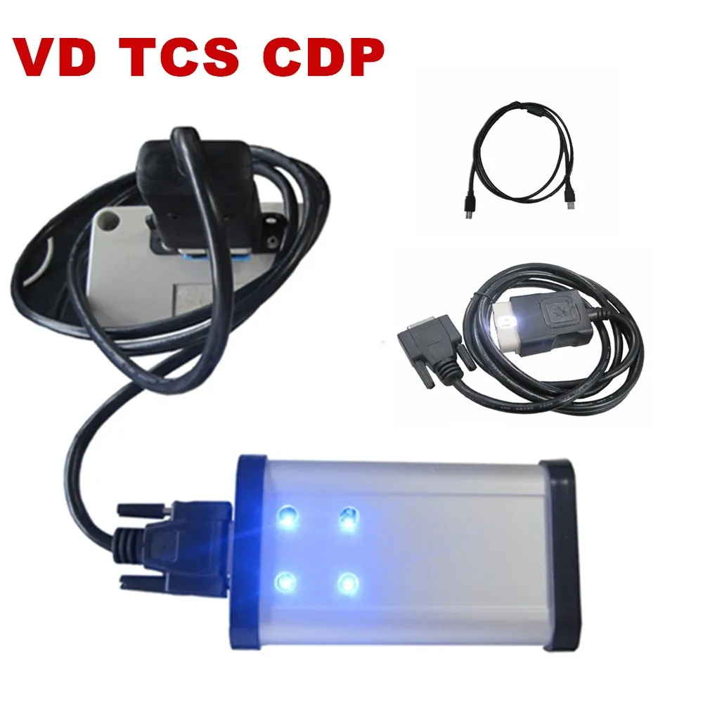 Супер VD TCS cdp pro plus функция Bluetooth Черный с светодиодный диагностический инструмент obd2 сканер R0/ R3 программное обеспечение