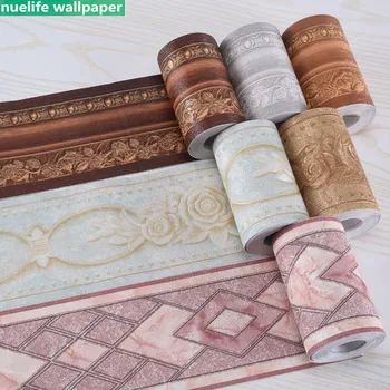 

color retro pattern living room bedroom kitchen bathroom bathroom skirting waist line self-adhesive picture frame wall stickers