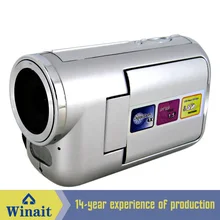 New 12Mp Max 1.3Mp CMOS Sensor Mini Video Camera with 720×480 D1 Video 4X Digital Zoom 1.44″ Color Screen and White LED Light