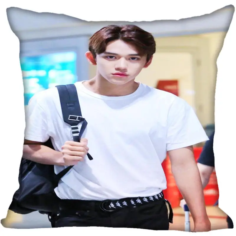 Популярная шелковая квадратная наволочка Fan Xi KPOP NCT Lucas с принтом домашние