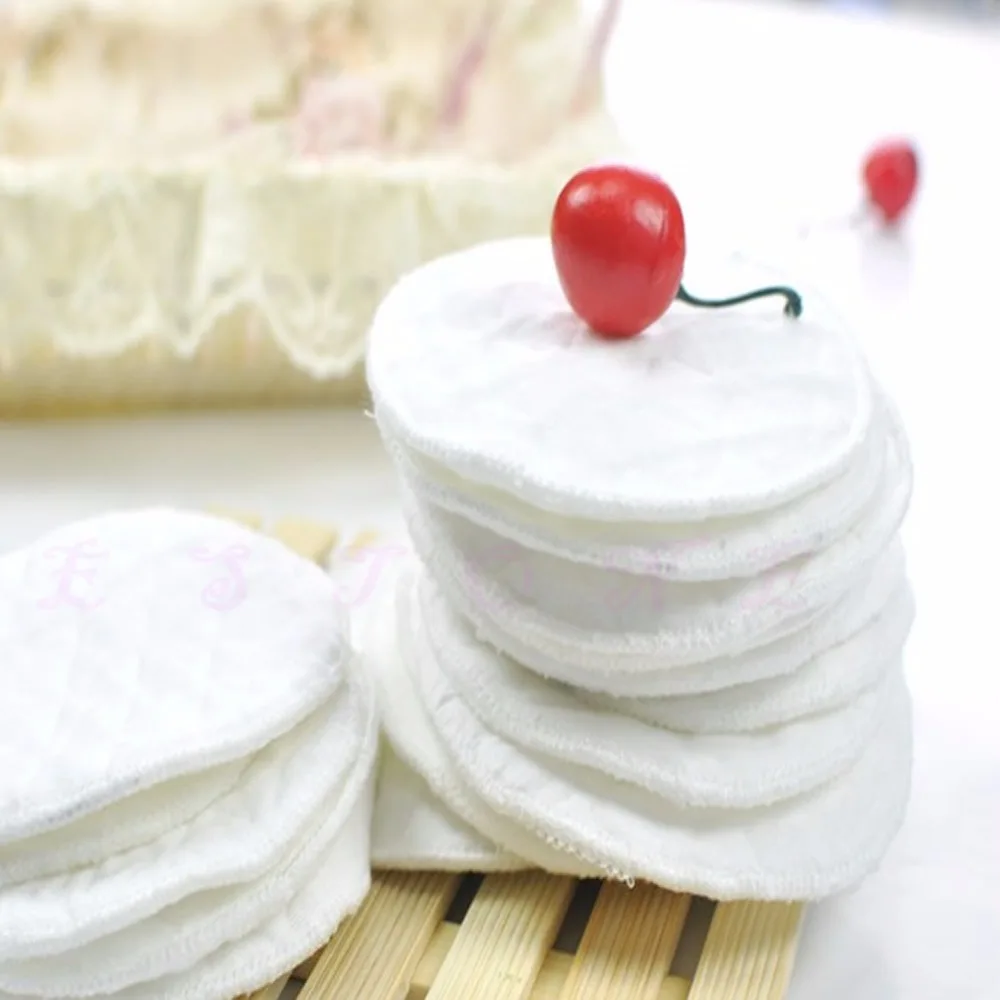 

Washable Ultra Soft Ecological Cotton Breast Nursing Pads Reusable Breastfeeding Absorbent