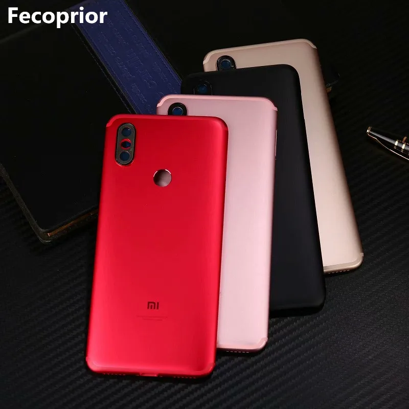 

Original Housing For Xiaomi Mi A2 MiA2 Mi 6X Metal Battery Back Cover Mobile Phone Cover Replacement Parts Case