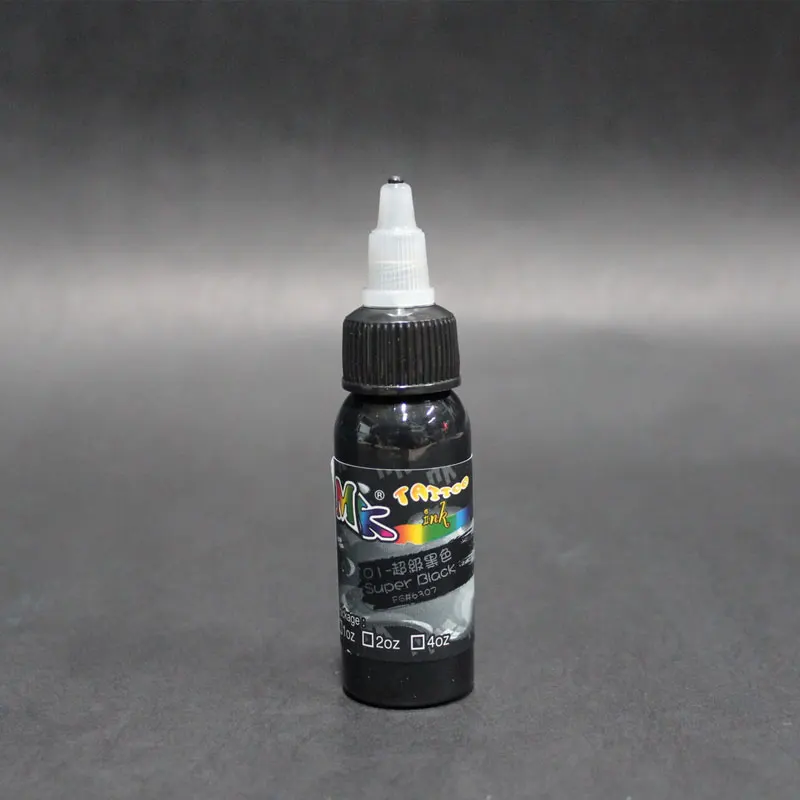 Original MK tattoo inks Super black 1oz (30ml)Bright colors are not easy to fadein Tattoo Inks