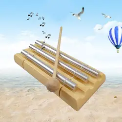 Забавные 3-тон энергии звуковой сигнал игрушки ударный инструмент с молотком классе напоминание колокол Ксилофоны подарки для детей