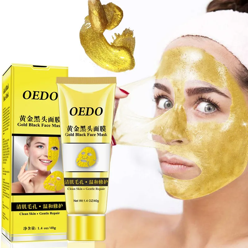 40g Gold Collagen Facial Peel Off Mask Blackhead Remover Pores Cleaner Firming Anti-Aging Face Skin Care Mask