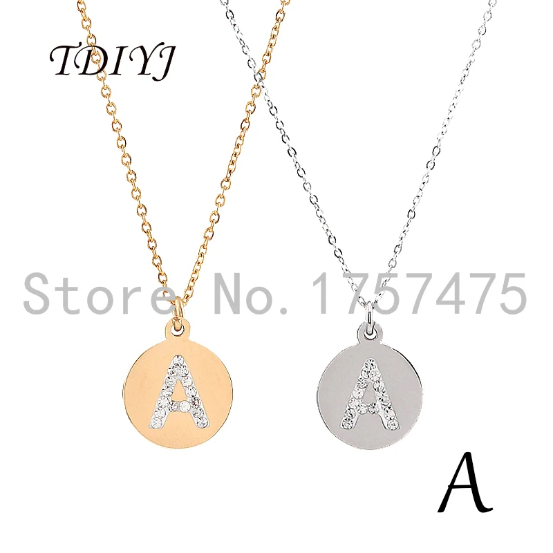 TDIYJ-New-Design-Women-Jewelry-Gold-and-Silver-Plated-Stainless-Steel-Letter-A-Necklace-Initial-Word