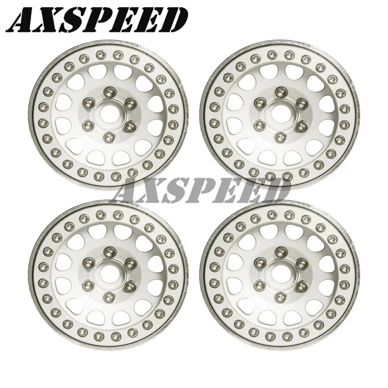 

Good quality 1:10 RC Crawler 1.9 inch Alloy Beadlock Wheel Rims Number 24 for Axial SCX10 D90 TRX-4