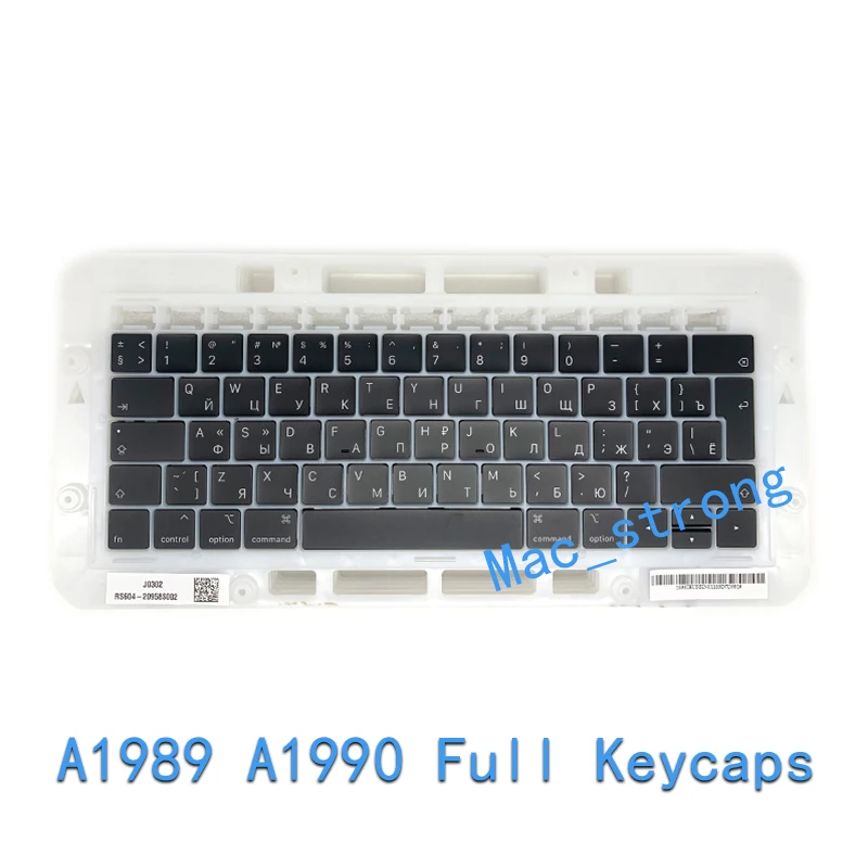 Оригинальные A1706/A1707/A1708 русские колпачки для Macbook Pro/Air retina 1" 15" A1932/A1990/A1989 RU Замена клавиш клавиатуры