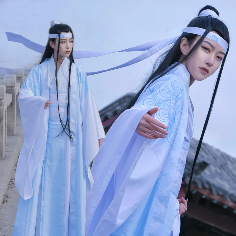 Основатель Diabolism Lan Wangji Lan Sizhui Косплей Костюм МО дао ЗУ Ши древний костюм