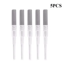 5 шт. 16 Калибр ушной нос катетер пирсинг иглы IV иглы для катетера татуировки пирсинг инструмент поставка пирсинга Иглы татуировки