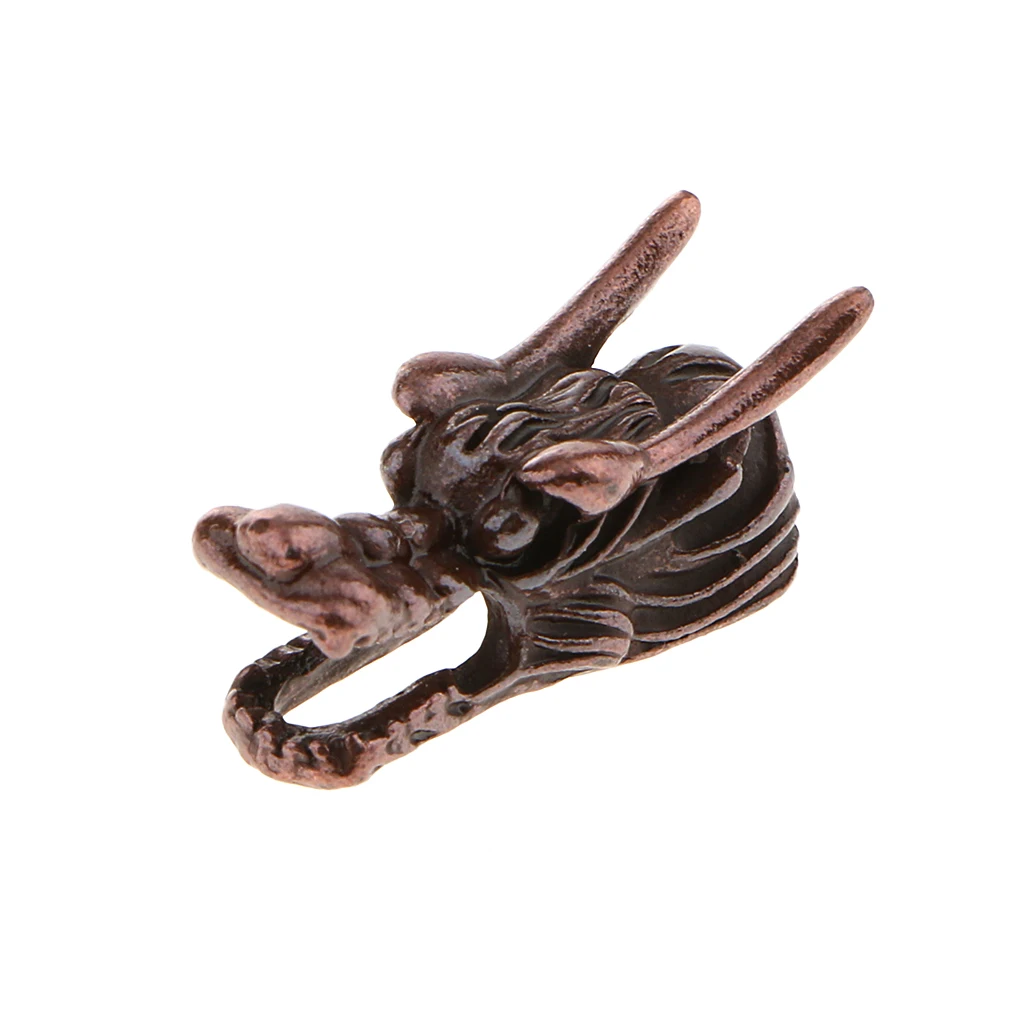 10 Pieces DIY Antique Dragon Head Beads Wholesale 22x 9 mm Beads Supplies Big Hole Dragon Charm Metal Beads Accessories