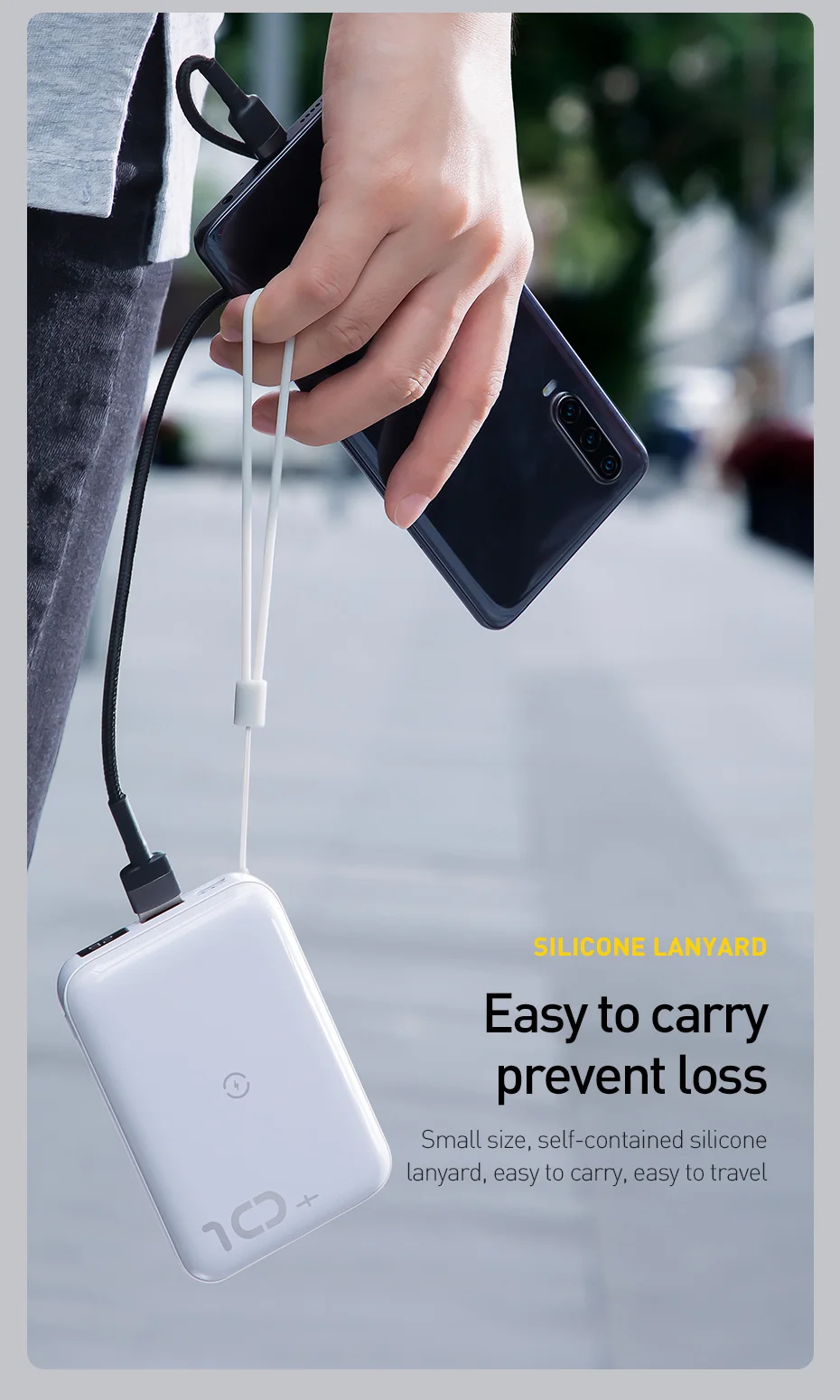 Baseus 10W Wireless Power Bank 10000mah Quick Charge 3.0+PD3.0 Powerbank Wireless Charging External Battery Charger For Xiaomi 10000 mah