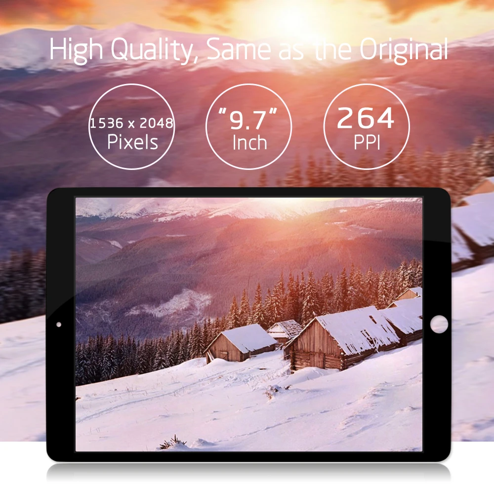 Для iPad Pro 9 7 ЖК дисплей с сенсорным экраном в сборе для A1673 A1674 A1675 матричный