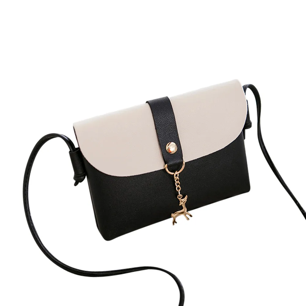 

2019 Solid Color high quality Small Fashion Women Fashion Cover Deer Crossbody Bag Shoulder Bag Phone Bag Coin Bag Elegant Hot