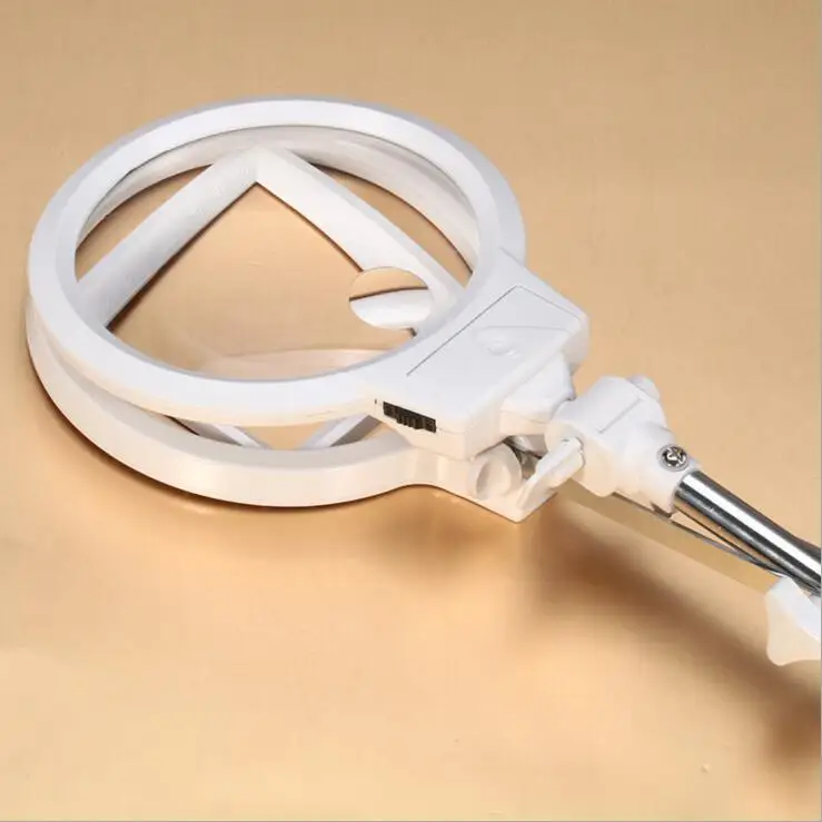 Pаспродажа Увеличительное стекло мульти функциональное увеличительное стекло 6X Лупа микроскоп настольная лампа лупа с светильник измерительная шкал...