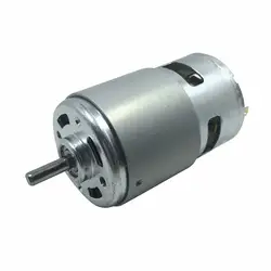 775 мотор D-axis 24 V 12 V DC шаровой подшипник двигателя, высокая скорость 80 W высокая мощность высокий крутящий момент электродвигатель